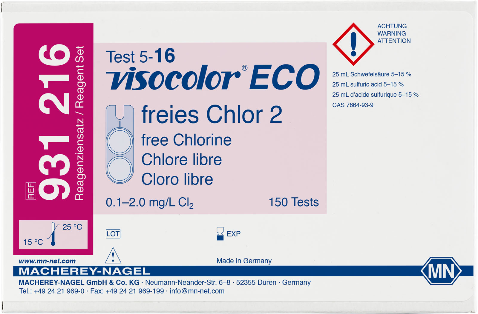 VISOCOLOR ECO freies Chlor 2