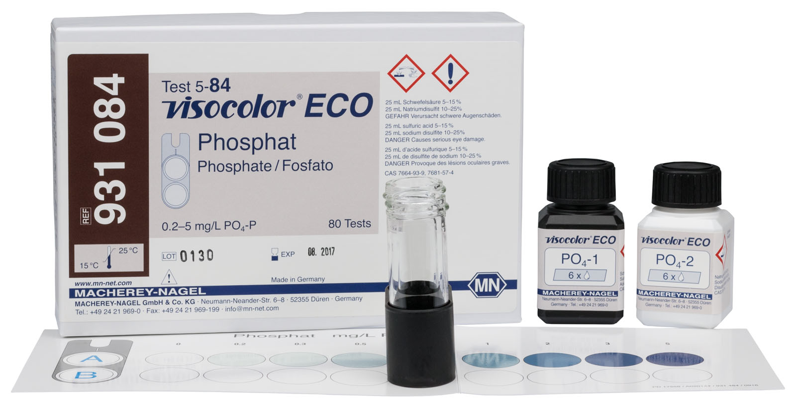 VISOCOLOR ECO Phosphat-Messbesteck