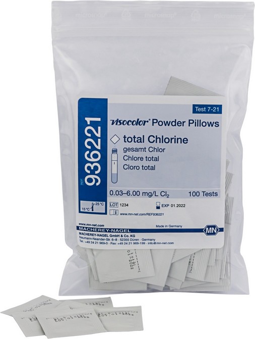 Powder Pillows gesamt Chlor und Ozon