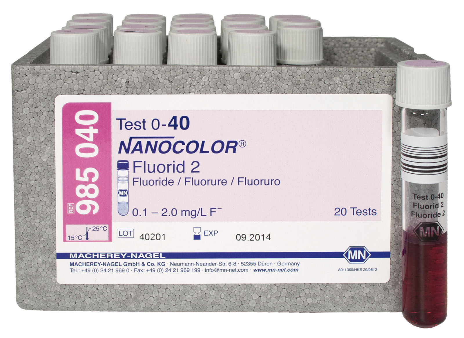 RUK NANOCOLOR- Fluorid 2 Test