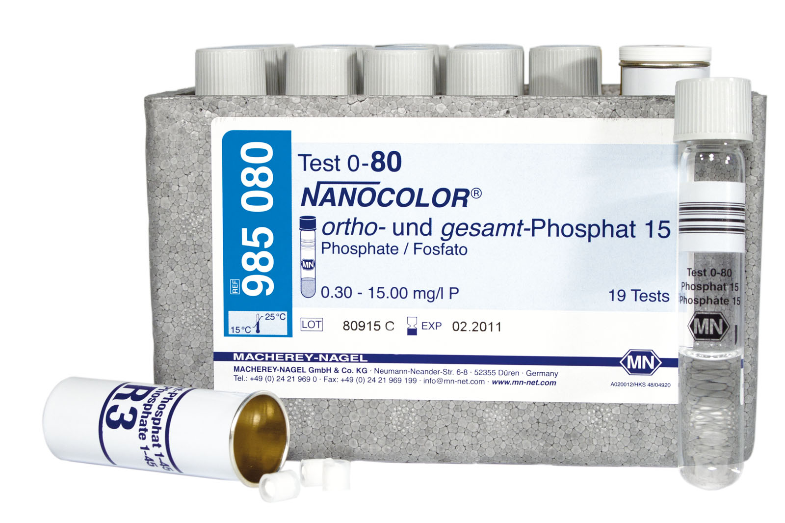 RUK NANOCOLOR- ortho- und gesamt-Phosphat 15
