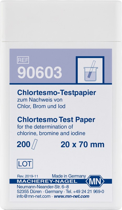 Testpapier Chlortesmo