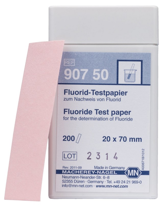Testpapier Fluorid