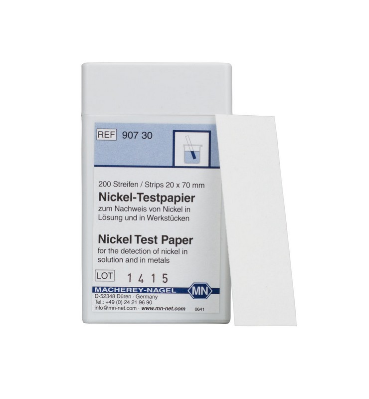 Testpapier Nickel