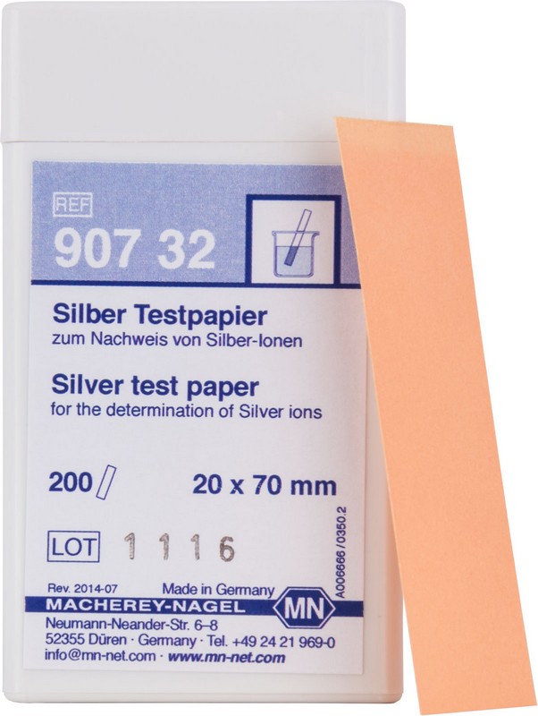Testpapier Silber