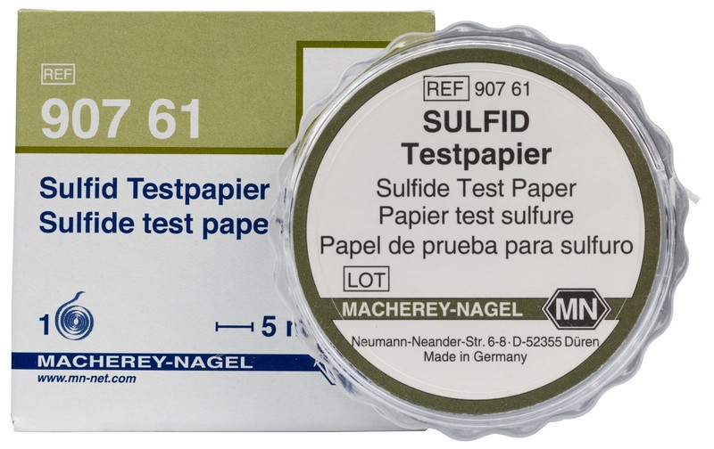 Testpapier Sulfid